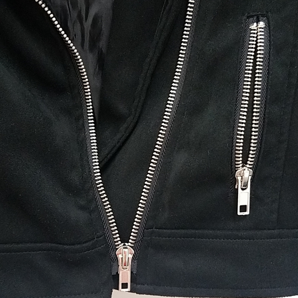 Suede motocycle jacket - Picture 3 of 7